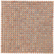 Mini square Red Travertine