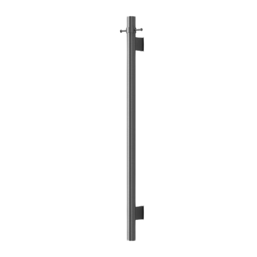 Mirage Vertical Heated Towel Rail - gun-metal