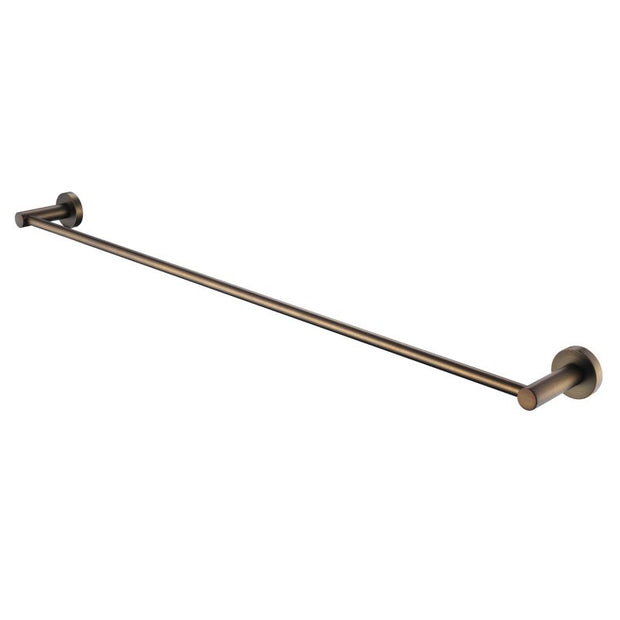 Mirage Single Towel Rail 600mm - antique-brass