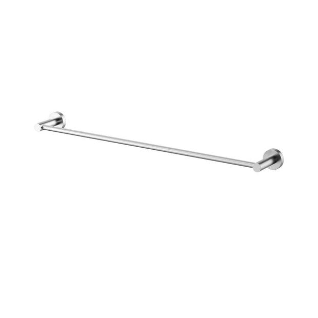 Mirage Single Towel Rail 600mm Brushed Chrome