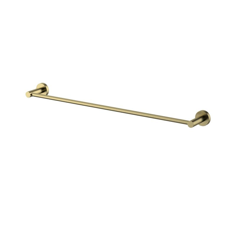 Mirage Single Towel Rail 600mm - brushed-bronze