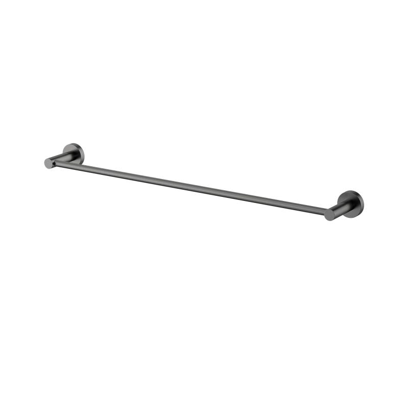 Mirage Single Towel Rail 600mm - gun-metal