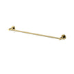 Mirage Single Towel Rail 600mm Polished Brass