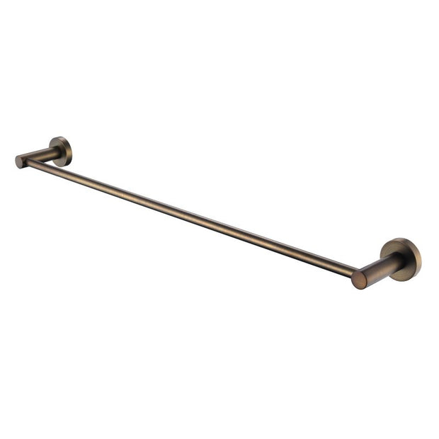 Mirage Single Towel Rail 750mm - antique-brass