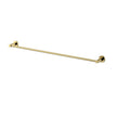 Mirage Single Towel Rail 750mm Polished Brass