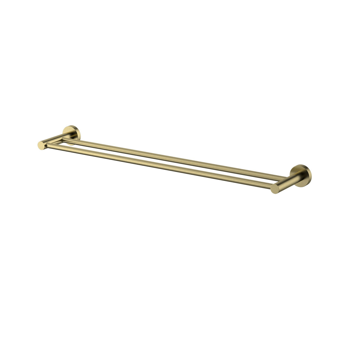Mirage Double Towel Rail 600mm Brushed Bronze