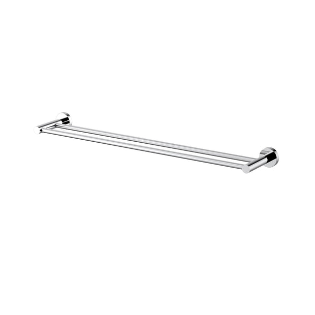 Mirage Double Towel Rail 600mm in Chrome