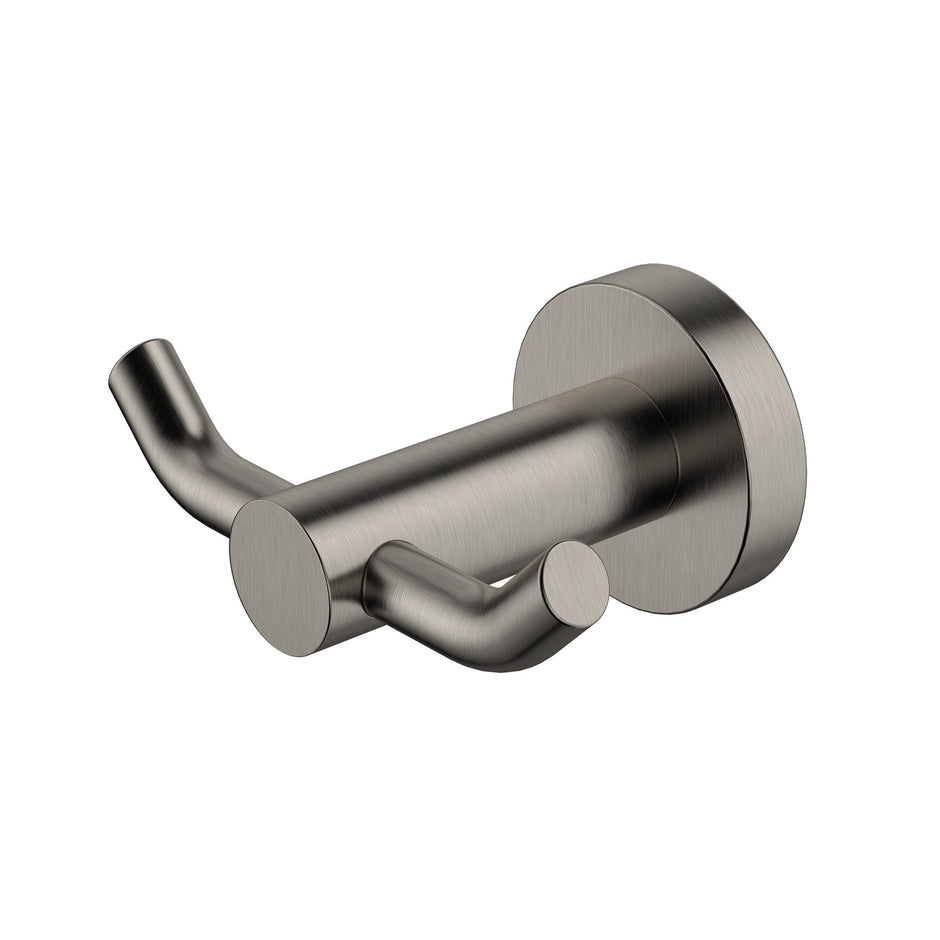 Mirage Double Robe Hook Brushed Nickel