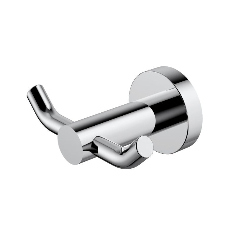 Mirage Double Robe Hook - chrome
