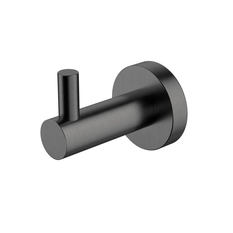 Mirage Single Robe Hook - gun-metal