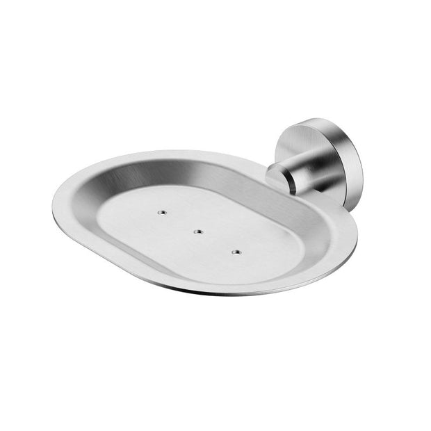 Mirage Soap Dish - brushed-chrome