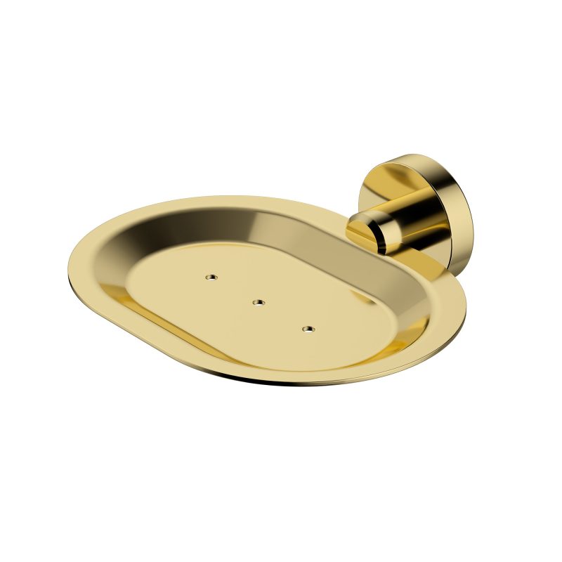 Mirage Soap Dish Polished Brass