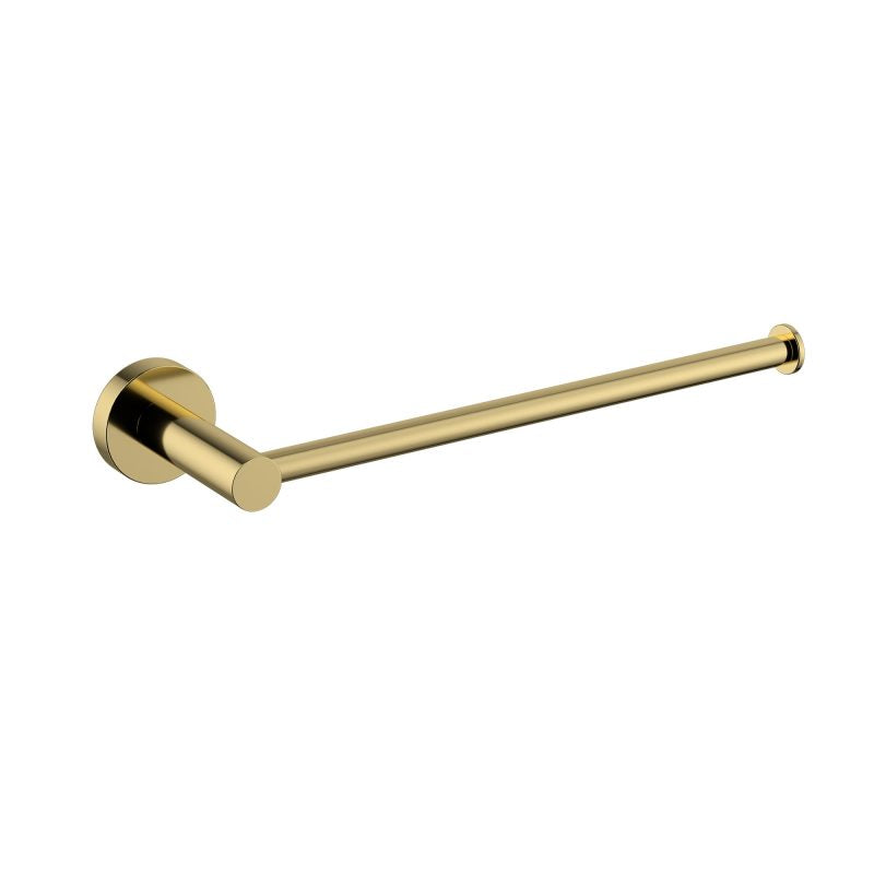 Mirage Towel Holder - polished-brass