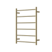 Mirage 6 Bar Heated Towel Rail - brushed-bronze