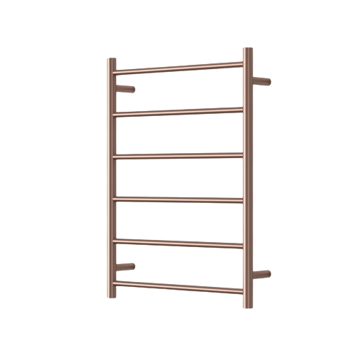 Mirage 6 Bar Heated Towel Rail - champagne