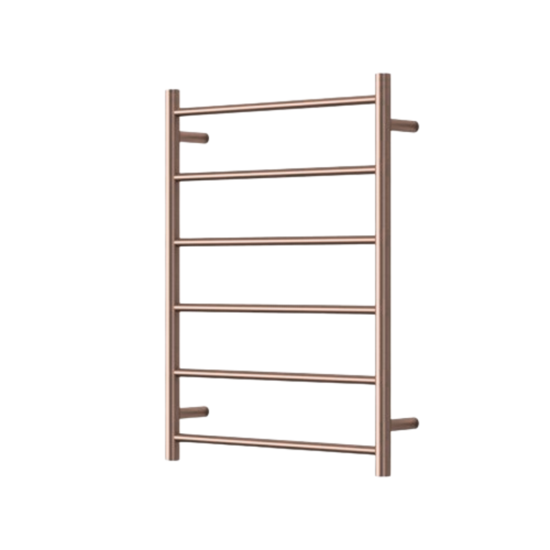 Mirage 6 Bar Heated Towel Rail - dusk