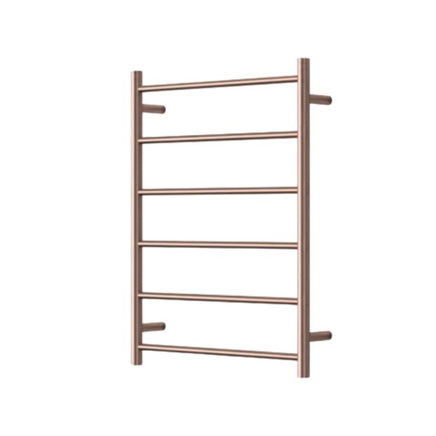 Mirage 6 Bar Heated Towel Rail - dusk