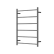 Mirage 6 Bar Heated Towel Rail - gun-metal