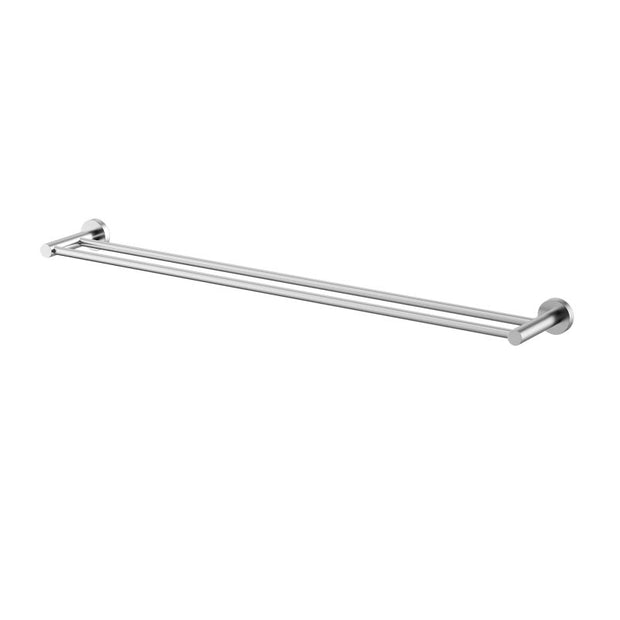 Mirage Double Towel Rail 750mm - brushed-chrome