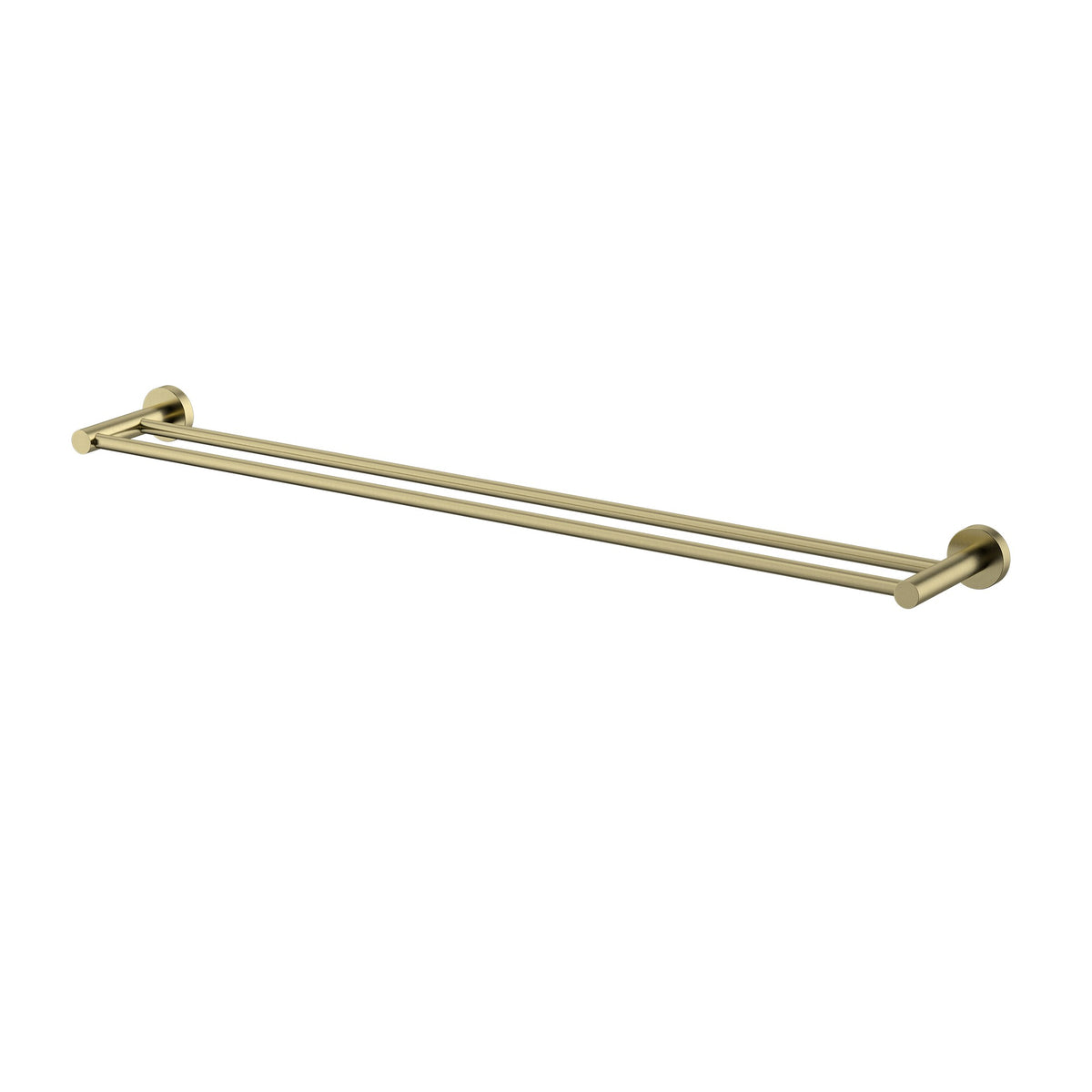 Mirage Double Towel Rail 750mm Brushed Bronze