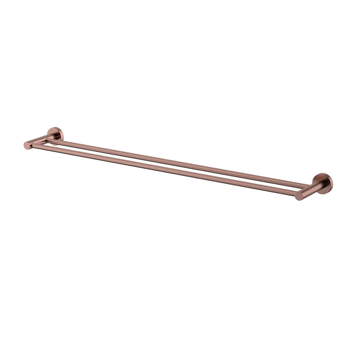 Mirage Double Towel Rail 750mm Champagne