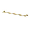 Mirage Double Towel Rail 750mm Polished Brass