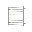 Mirage 8 Bar Wide Heated Towel Rail - brushed-nickel