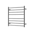 Mirage 8 Bar Wide Heated Towel Rail - gun-metal