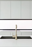Round Kitchen Mixer Tap - PVD Brushed Nickel