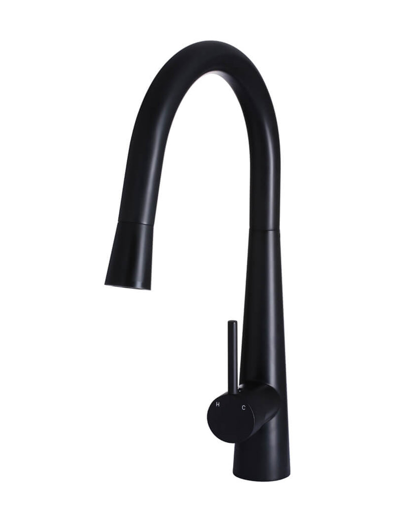 Round Pull Out Kitchen Mixer Tap