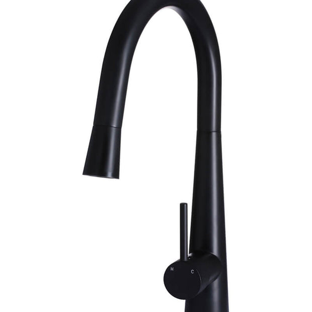 Round Pull Out Kitchen Mixer Tap