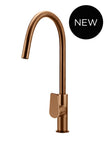 Round Paddle Piccola Pull Out Kitchen Mixer Tap