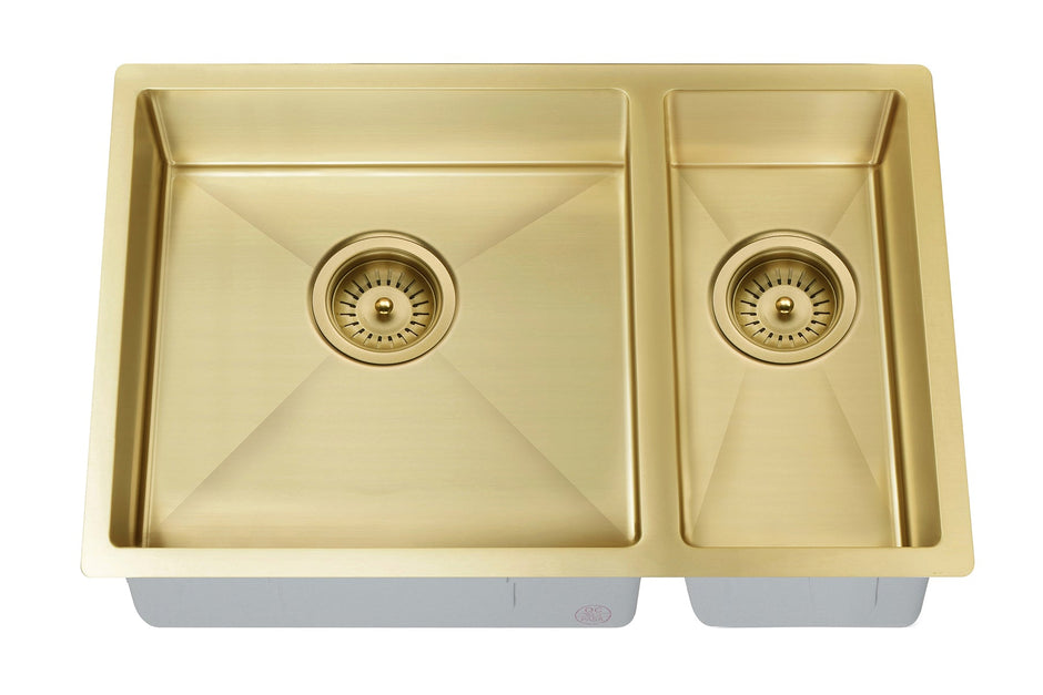 Lavello Kitchen Sink - One and Half Bowl 670 x 440 - Tiger Bronze