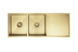 Lavello Kitchen Sink - Double Bowl & Drainboard 1160 x 440 - Tiger Bronze