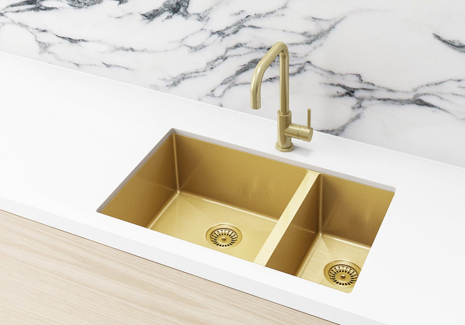 Lavello Kitchen Sink - One and Half Bowl 670 x 440 - Tiger Bronze
