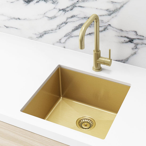 Lavello Kitchen Sink - Single Bowl 450 x 450 - Tiger Bronze