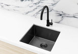 Lavello Kitchen Sink - Single Bowl 450 x 450 - PVD Gunmetal Black