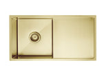 Lavello Kitchen Sink - Single Bowl & Drainboard 840 x 440 - Tiger Bronze