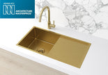 Lavello Kitchen Sink - Single Bowl & Drainboard 840 x 440