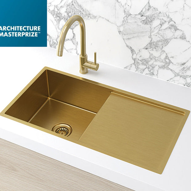Lavello Kitchen Sink - Single Bowl & Drainboard 840 x 440