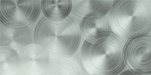 Metaluxe Alloy Vortex Metal Tiles and Mosaics 300x600mm tile