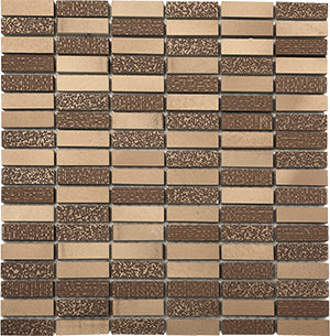 Metaluxe Bronze Bluetooth Metal Tiles and Mosaics tile