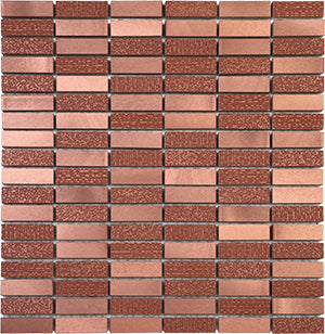 Metaluxe Copper Bluetooth Metal Tiles and Mosaics tile