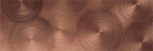 Metaluxe Copper Vortex Metal Tiles and Mosaics tile