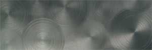 Metaluxe Nickel Vortex Metal Tiles and Mosaics 100x300mm tile