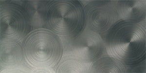 Metaluxe Nickel Vortex Metal Tiles and Mosaics 300x600mm tile