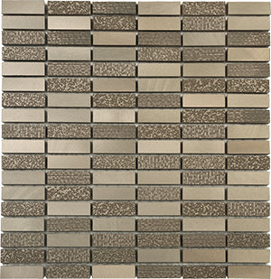 Metaluxe Platinum Bluetooth Metal Tiles and Mosaics tile