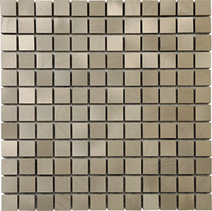 Metaluxe Platinum Flashing & Vortex Metal Tiles and Mosaics tile
