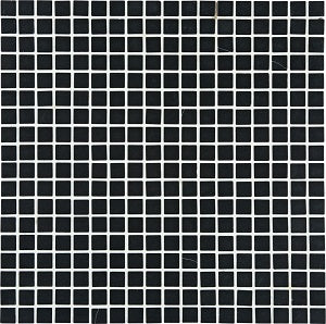 Classic Black Tumbled Natural Stone Mosaic tile