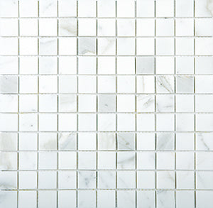 Classic Carrara Polished Natural Stone Mosaic tile